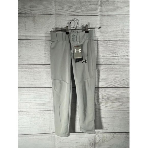 Under Armour Other - Under Armour Boys Youth XS Grey Logo Baseball Pants *New with Tags*